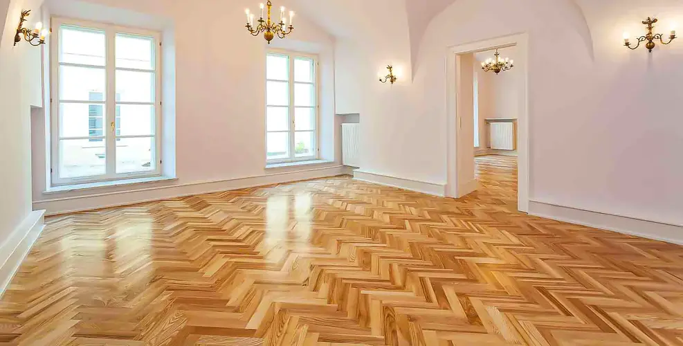 Parquet floor repair and colour matching